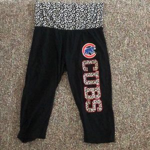 Chicago Cubs yoga capris